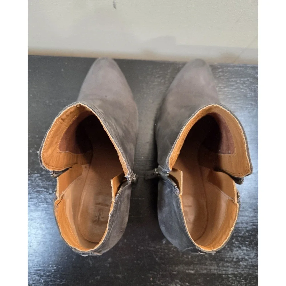 Frye Women's Judith Double Zip Grqy Ankle Booties, Size 7.5 M, 2.5